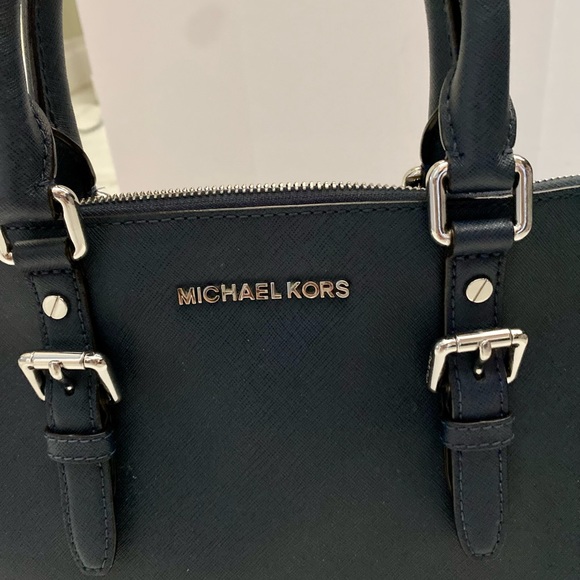 Blue leather Michael Kors bag - Picture 2 of 3